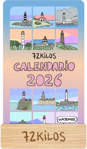 CALENDARIO CON PEANA 2026 72 KILOS