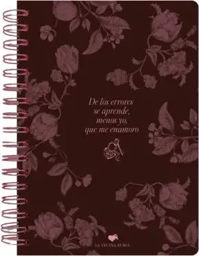 LIBRETA A5 LISA ESPIRAL ERRORES SE APRENDE VECINA RUBIA