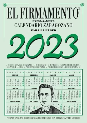 CALENDARIO ZARAGOZANO PARED 2024. EL FIRMAMENTO