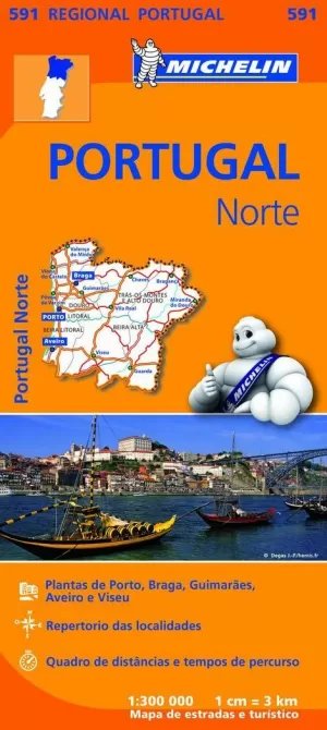 MAPA REGIONAL PORTUGAL NORTE (11591) MAPA REGIONAL PORTUGAL NORTE (11591)