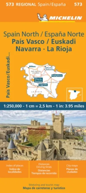 MAPA REGIONAL PAIS VASCO, NAVARRA, LA RIOJA 11573