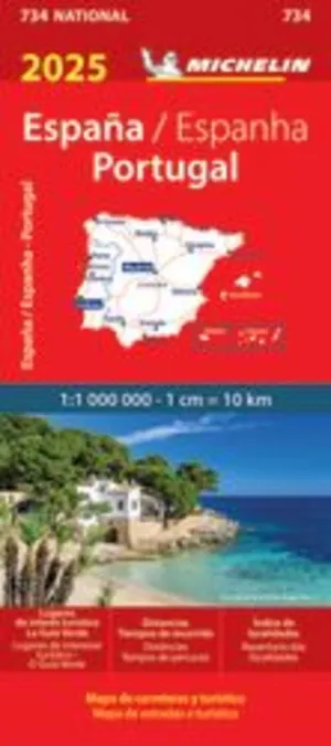 MAPA CARRETERAS ESPAÑA Y PORTUGAL (2025)