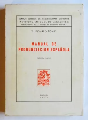 MANUAL DE PRONUNCIACIÓN ESPAÑOLA