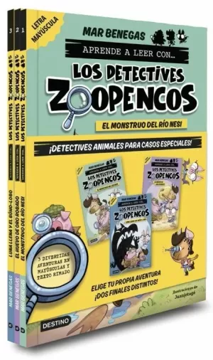PACK  LOS DETECTIVES ZOOPENCOS 1-2-3. ELIGE TU HISTORIA