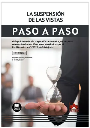 LA SUSPENSIÓN DE LAS VISTAS. PASO A PASO