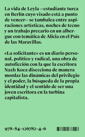 LA SOLICITANTE LA SOLICITANTE