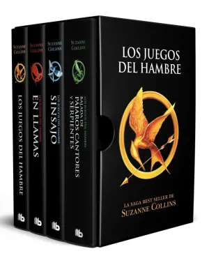 PACK JUEGOS DEL HAMBRE (JUEGOS HAMBRE/EN LLAMAS/SINSAJO/BALADA DE PAJAROS)