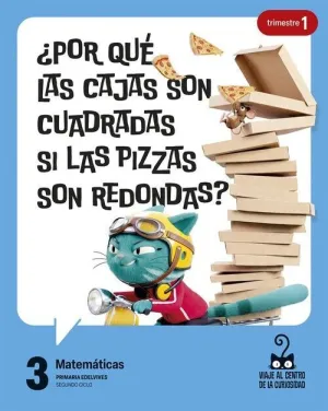 MATEMATICAS 3ºPRIMARIA. TRIMESTRAL. VIAJE AL CENTRO DE LA CURIOSIDAD