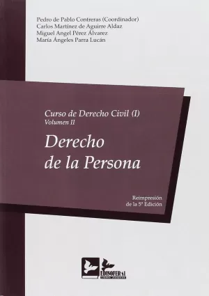 CURSO DERECHO CIVIL I - VOLUMEN II