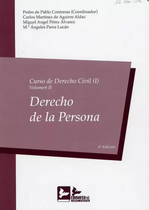 CURSO DERECHO CIVIL I - VOLUMEN II
