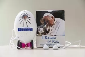 ROSARIO DEL PAPA ELECTRONICO CON AURICULARES