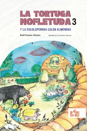 LA TORTUGA MOFLETUDA Y LA ESCOLOPENDRA COLOR ALMENDRA LA TORTUGA MOFLETUDA Y LA ESCOLOPENDRA COLOR ALMENDRA