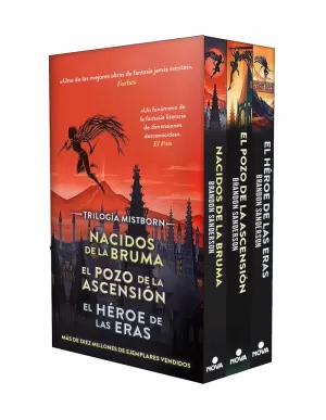 ESTUCHE TRILOGIA MISTBORN (NACIDOS DE LA BRUMA + EL POZO DE LA ASCENSION + EL HEROE DE LAS HERAS)