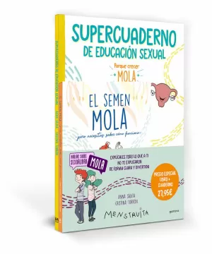 ESTUCHE EL SEMEN MOLA + CUADERNO EDUCACION SEXUAL