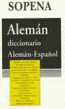DICC SOPENA ALEMAN ESPAÑOL / ESPAÑOL ALEMÁN (2 VOLS.)