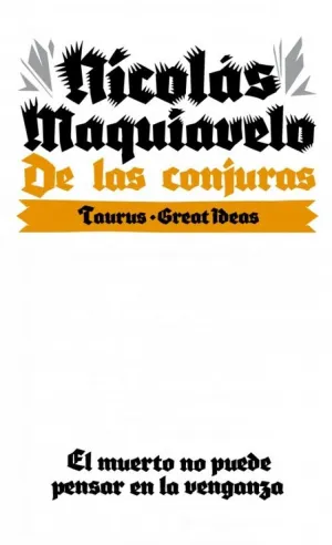 DE LAS CONJURAS (SERIE GREAT IDEAS)