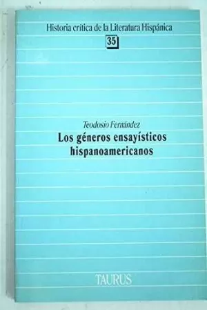 LOS GÉNEROS ENSAYÍSTICOS HISPANOAMERICANOS       35