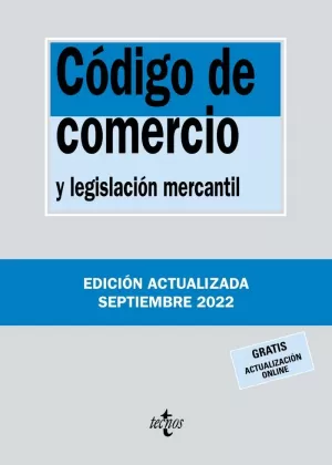 CÓDIGO DE COMERCIO Y LEGISLACIÓN MERCANTIL