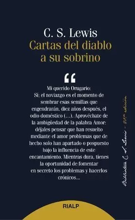 CARTAS DEL DIABLO A SU SOBRINO CARTAS DEL DIABLO A SU SOBRINO