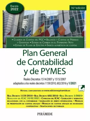 PLAN GENERAL DE CONTABILIDAD Y DE PYMES