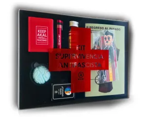 KIT DE SUPERVIVENCIA ANTIFASCISTA (ESTUCHE)