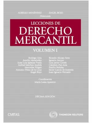 LECCIONES DE DERECHO MERCANTIL VOLUMEN I