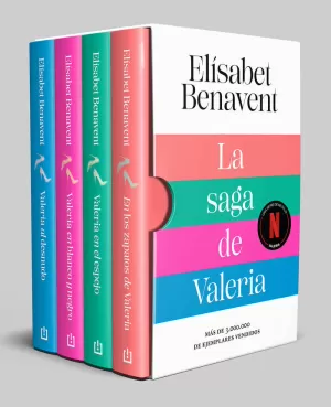 SAGA DE VALERIA, LA (ESTUCHE 4 LIBROS)