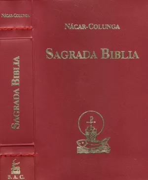 SAGRADA BIBLIA. BOLSILLO. FUNDA CREMALLERA. NACAR