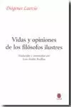 VIDAS Y OPINIONES DE LOS FILÓSOFOS ILUSTRES