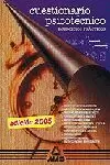 CUESTIONARIO PSICOTÉCNICO. EJERCICIOS PRÁCTICOS.