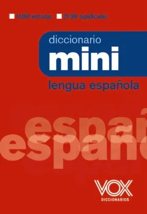 DICCIONARIO MINI DE LA LENGUA ESSPAÑOLA